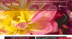 Desktop Screenshot of casaflores.com.br