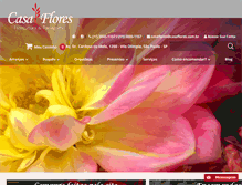 Tablet Screenshot of casaflores.com.br